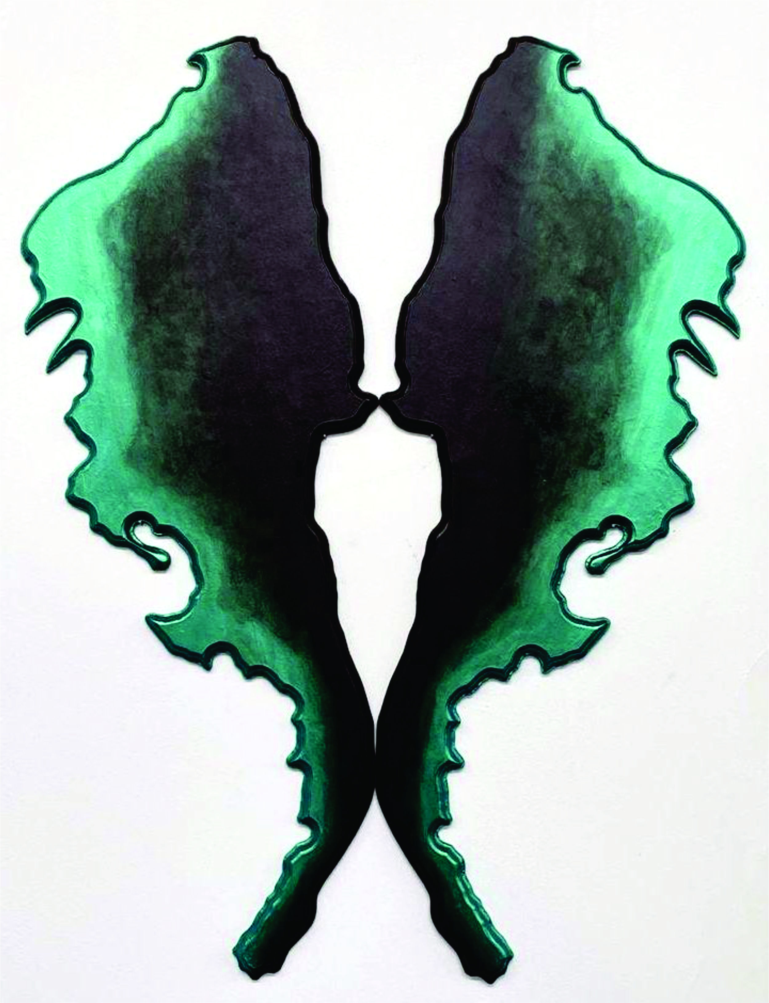 0.9 El portal Acrílico sobre pared 300 x 400 cm 2023