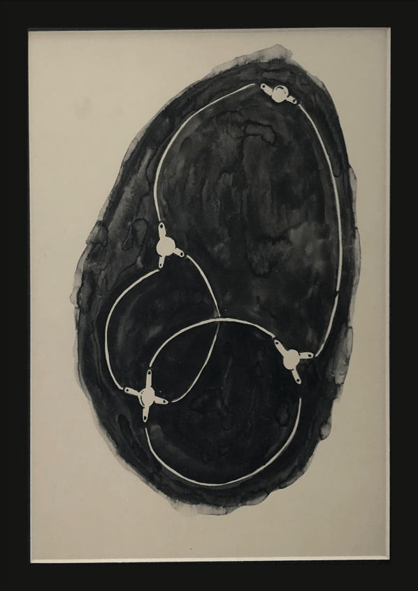 0.9 El portal Acrílico sobre pared 300 x 400 cm 2023